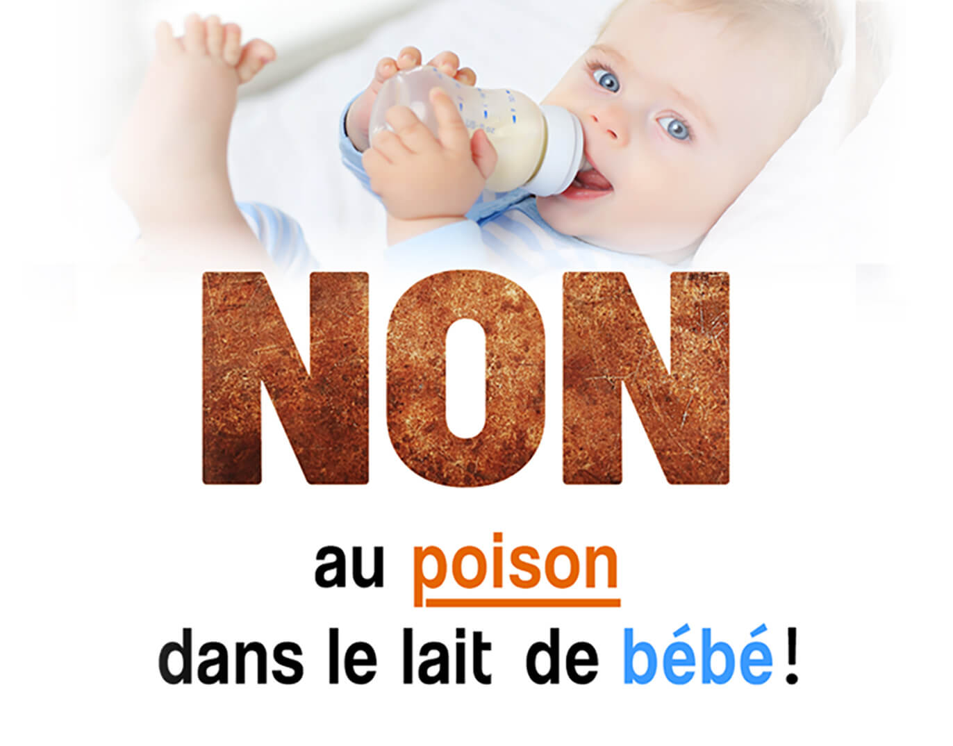 STOP à l'aluminium dans le lait de bébé !