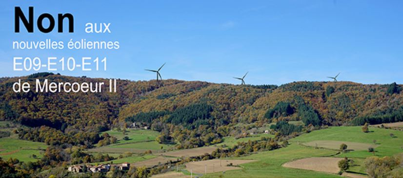 Non aux nouvelles éoliennes du Val d'Allier