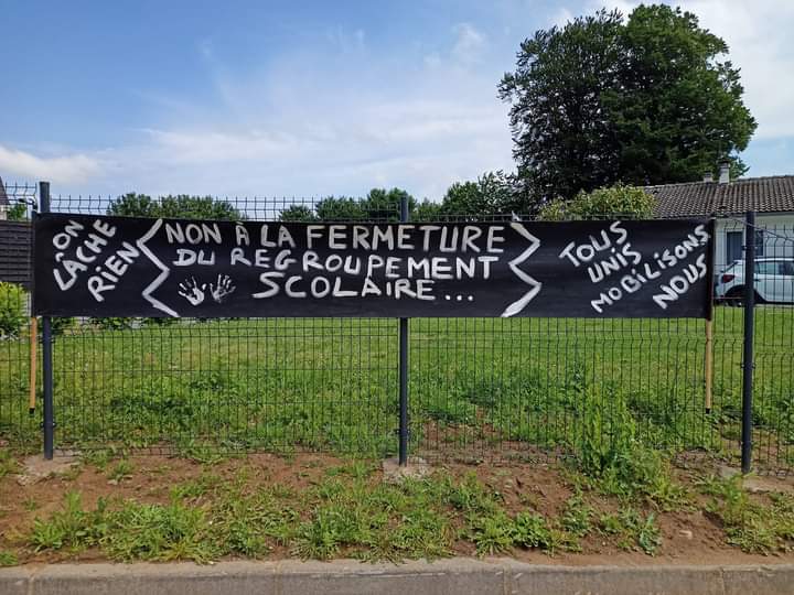 NON aux fermetures des écoles Annouville-Vilmesnil,  Mentheville,  Grainville ymauville, Auberville la renault