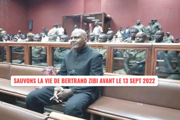 LIBÉREZ BERTRAND ZIBI PRISONNIER POLITIQUE SAIN ET SAUF