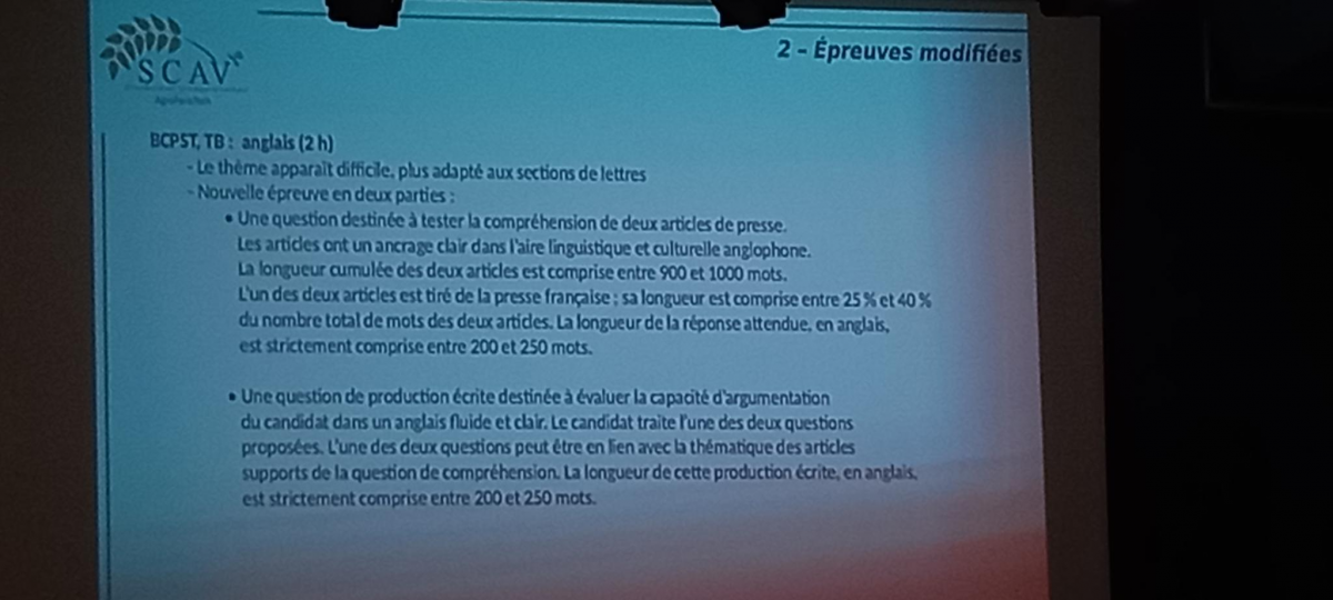 🏆 Demandons le report de la nouvelle épreuve d'anglais au concours agro-véto