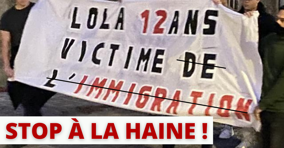 Meurtre de Lola : NON à la récupération politique, NON à la haine