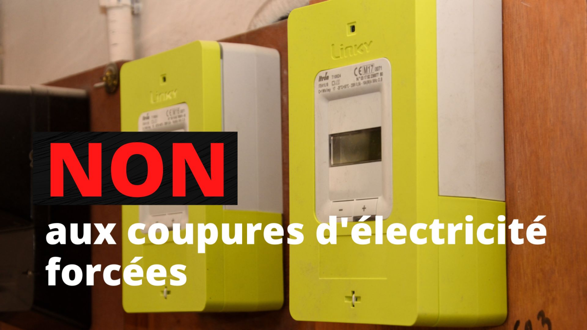 NON aux coupures d’électricité forcées