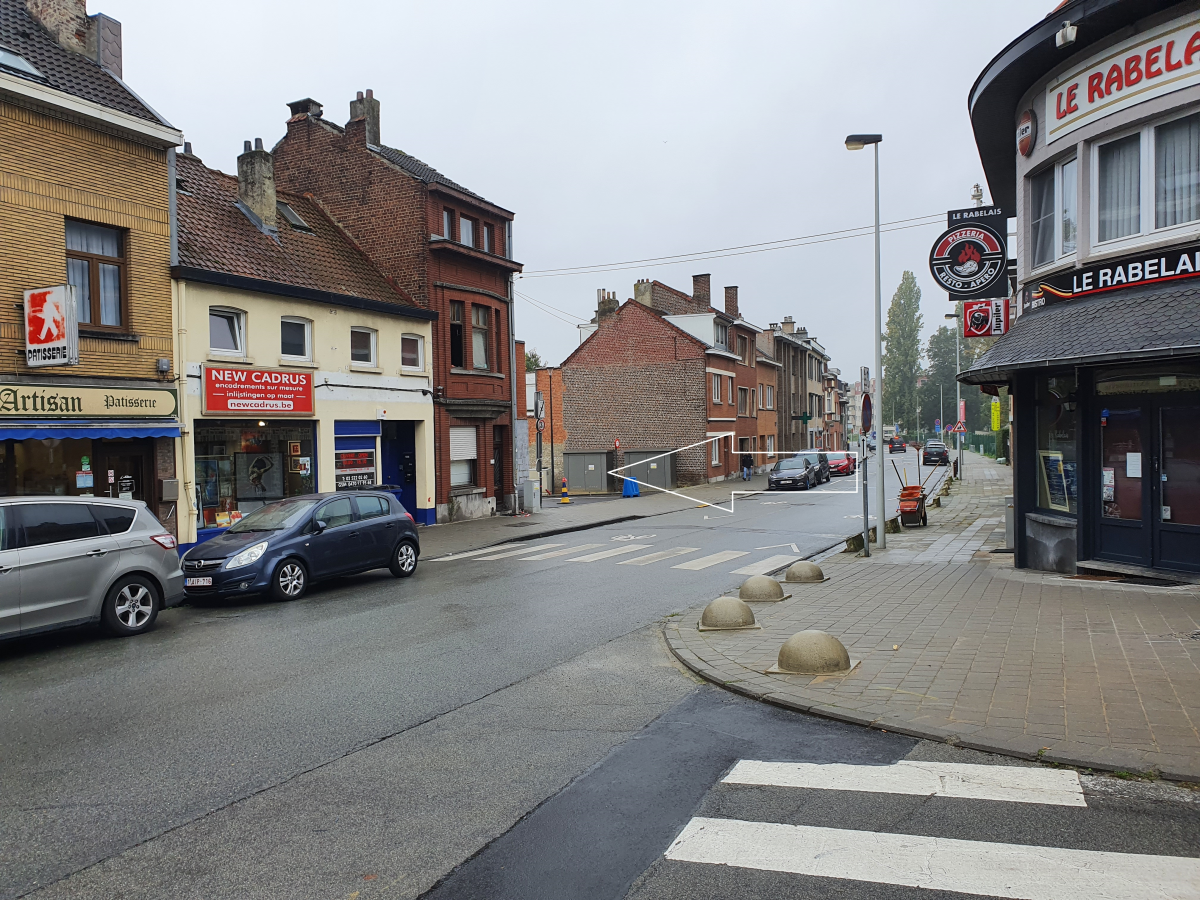 Ouverture de l'accès arrière au Westland Shopping Center.(côté rue A.Willemyns).