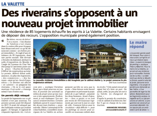 PARC ou projet BETON de 85 logements à LA VALETTE DU VAR