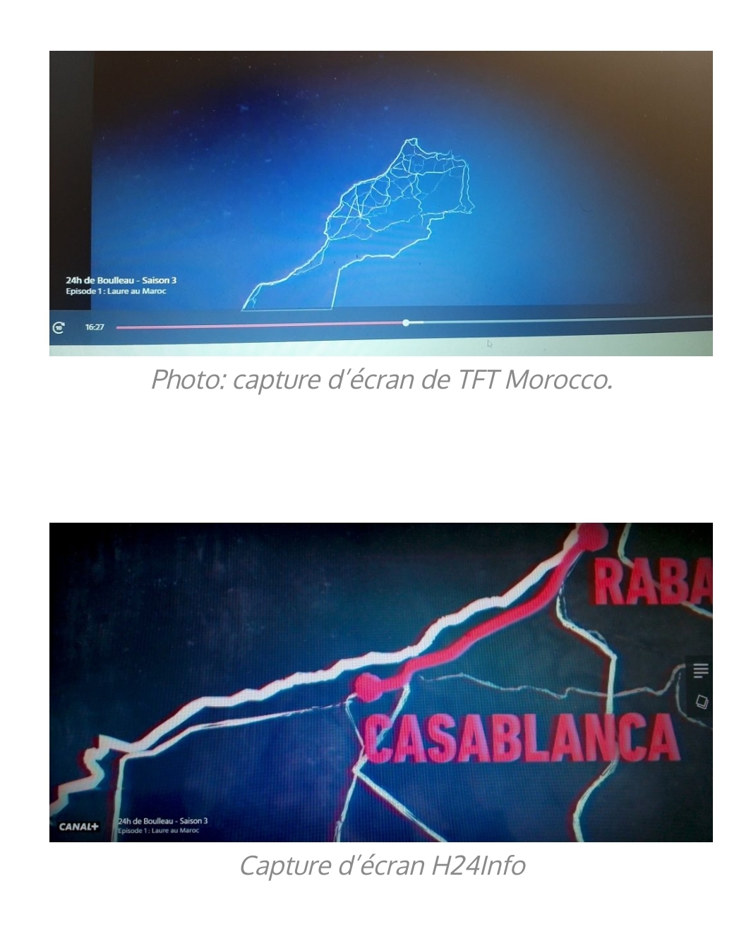 L'interdiction de territoire marocain pour les journalistes français.