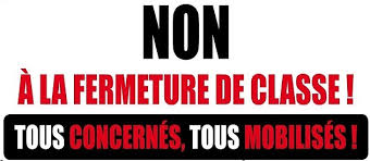 NON à la fermeture de classe de l'école de Coursegoules