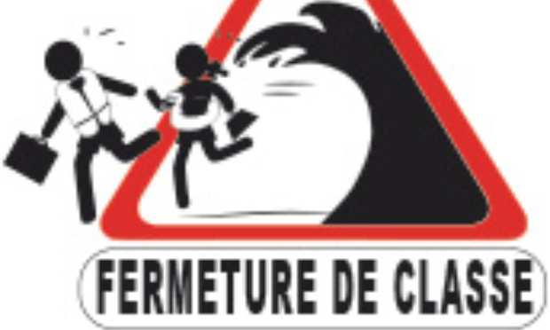 NON A LA FERMETURE D"UNE CLASSE A L ECOLE ANDREE CHEDID D'ANSTAING
