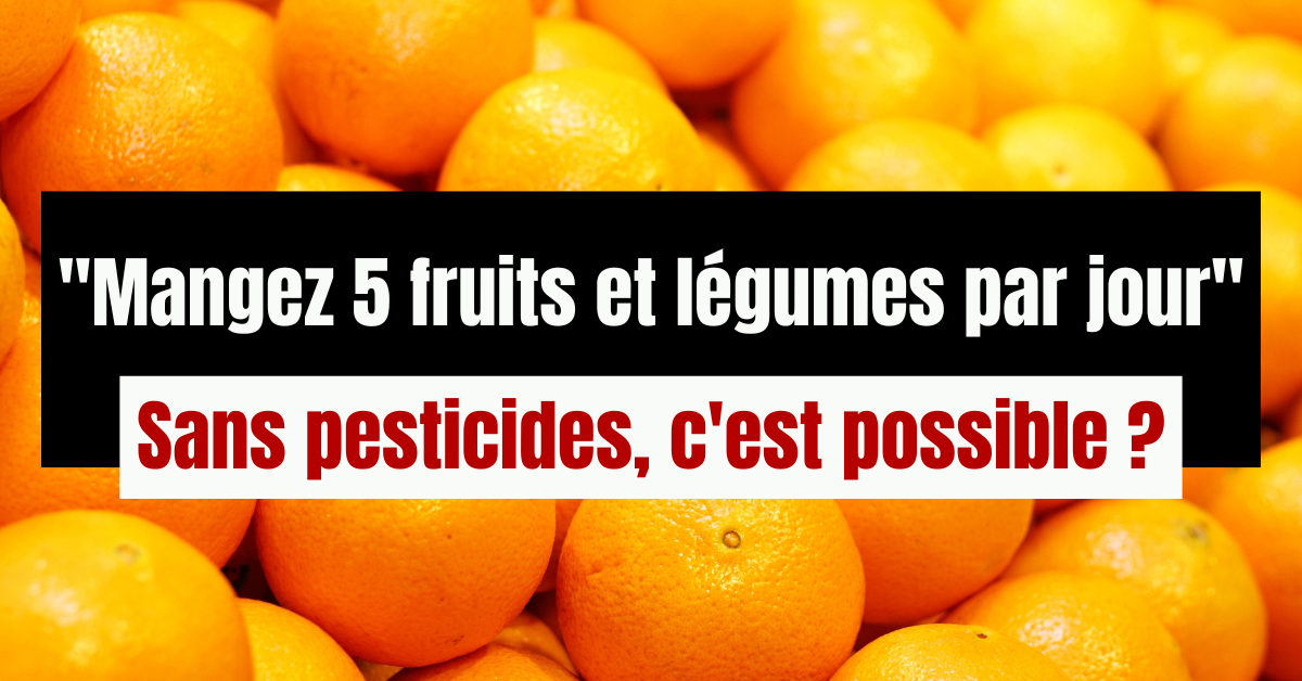 Quand l’agriculture nous empoisonne... Encore !