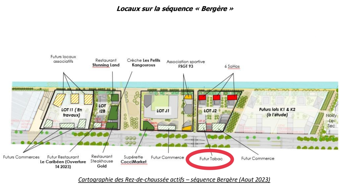 Écocité Bobigny : contre l'ouverture d'un tabac dans notre quartier !