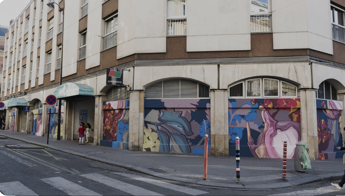 Contre l’harcèlement et la misogynie au marché couvert des batignolles