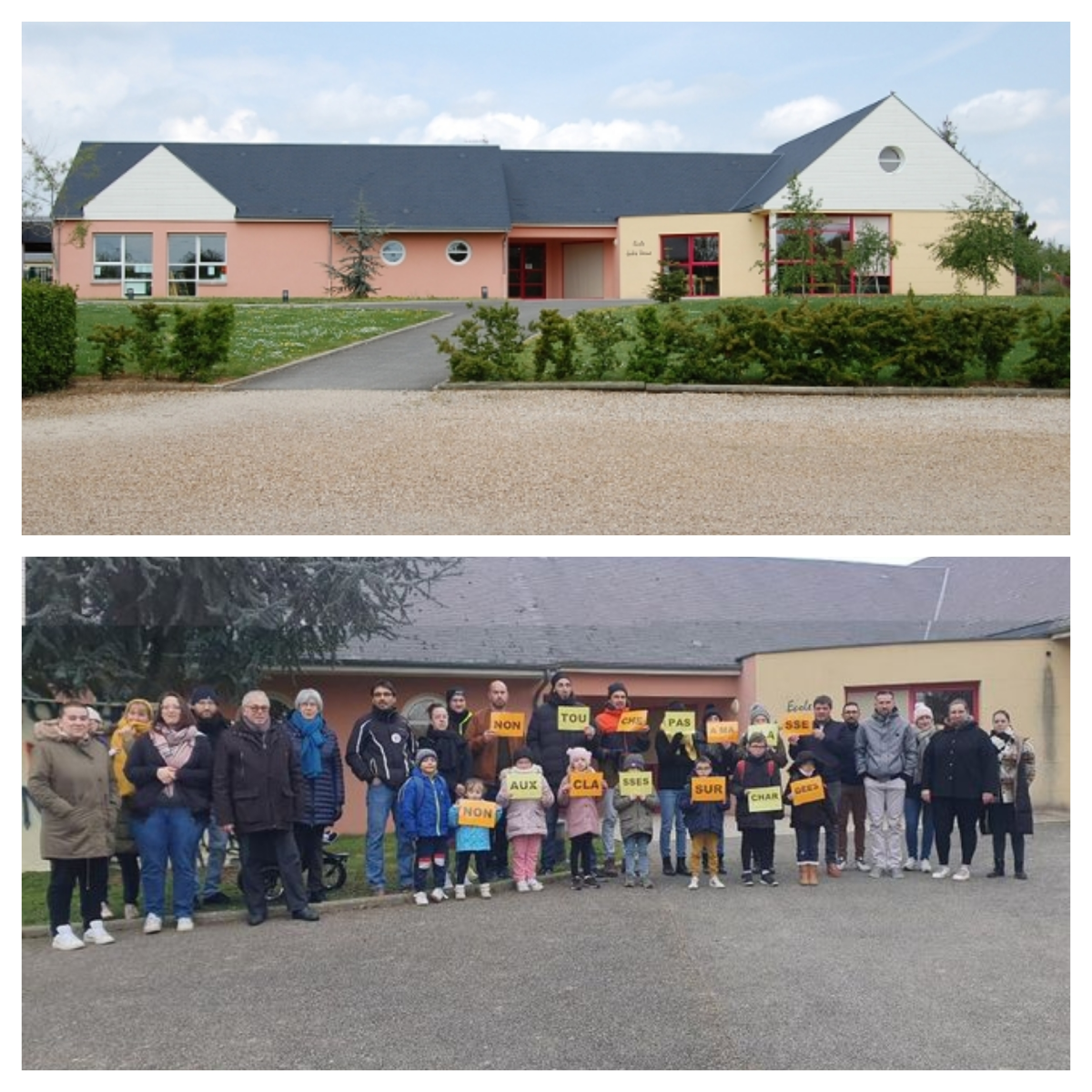 SAUVONS NOTRE ECOLE DE SAINT LUPERCE : NON A LA FERMETURE D'UNE CLASSE !!!!