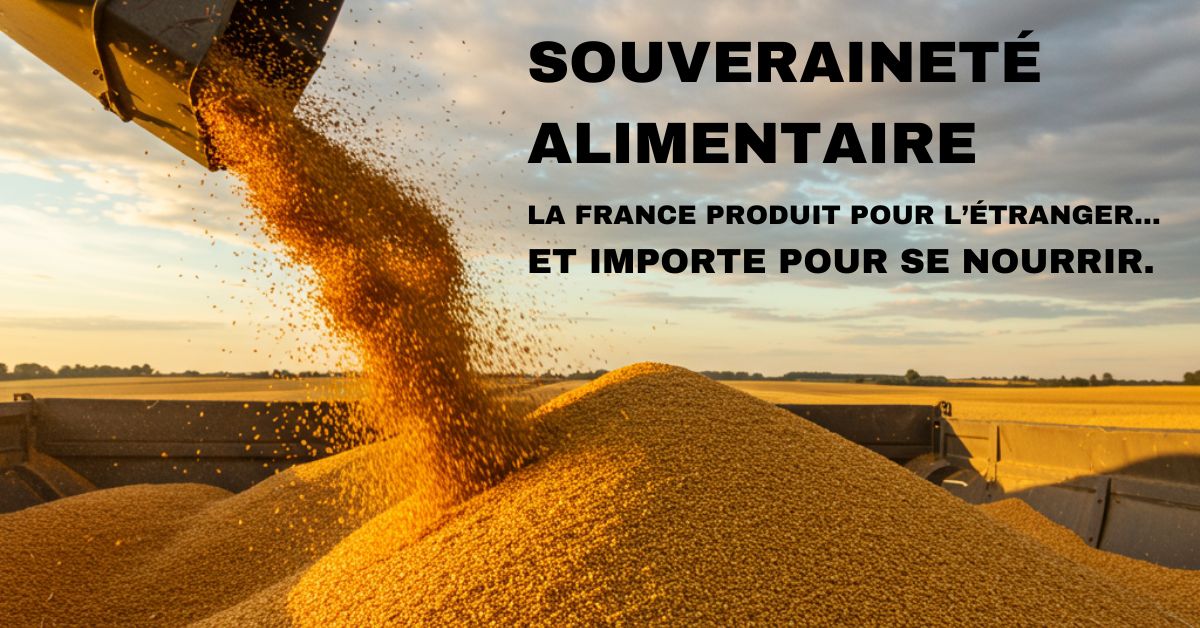 La France produit pour l’étranger… et importe pour se nourrir.