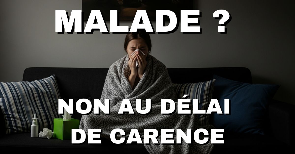 NON au délai de carence. Pour des arrêts maladie indemnisés dès le premier jour