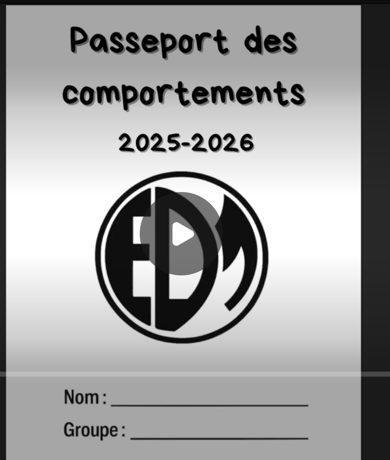 Passeport des comportements, une pratique à laisser tomber!
