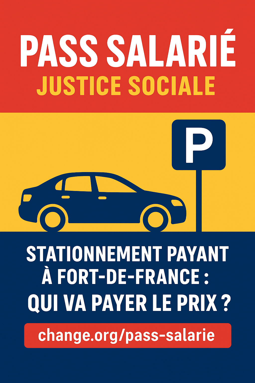 👉 « POUR UN PASS SALARIÉ GRATUIT OU À TARIF RÉDUIT À FORT DE FRANCE »