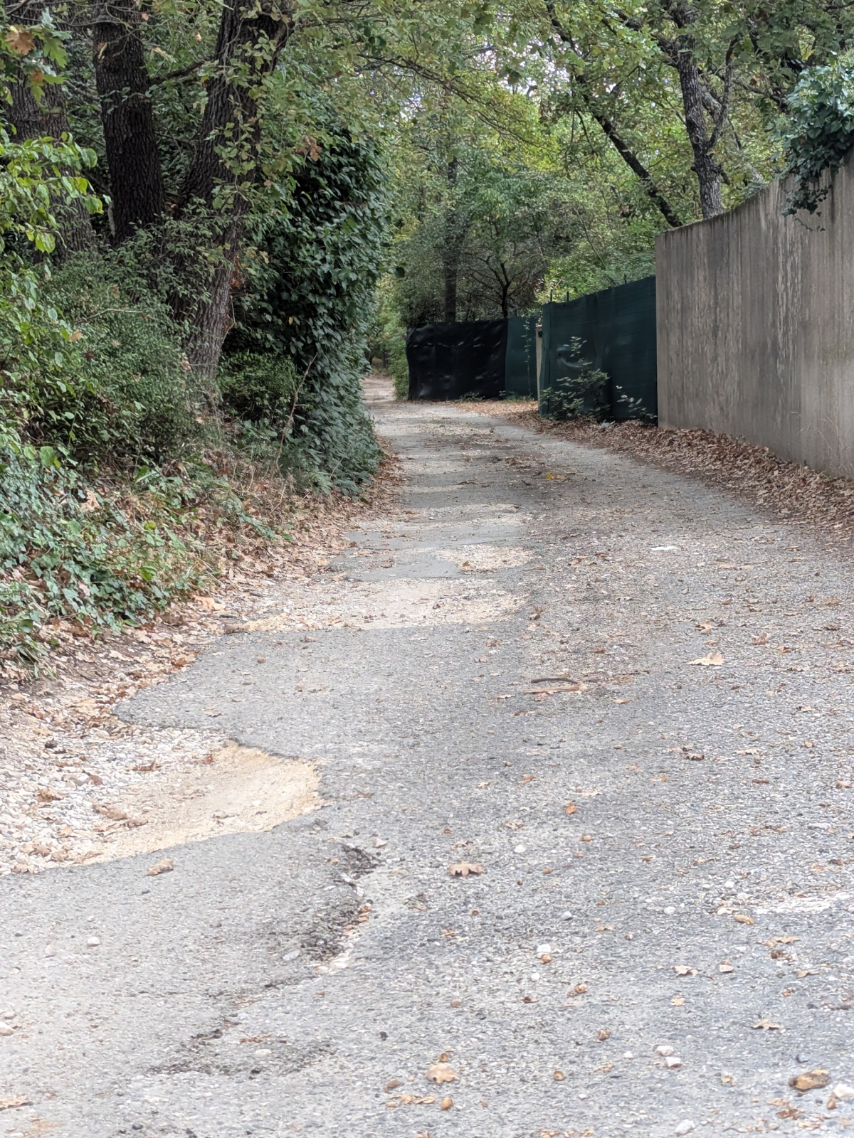 Réfection de l'impasse de l'éperon 13090 Aix en Provence