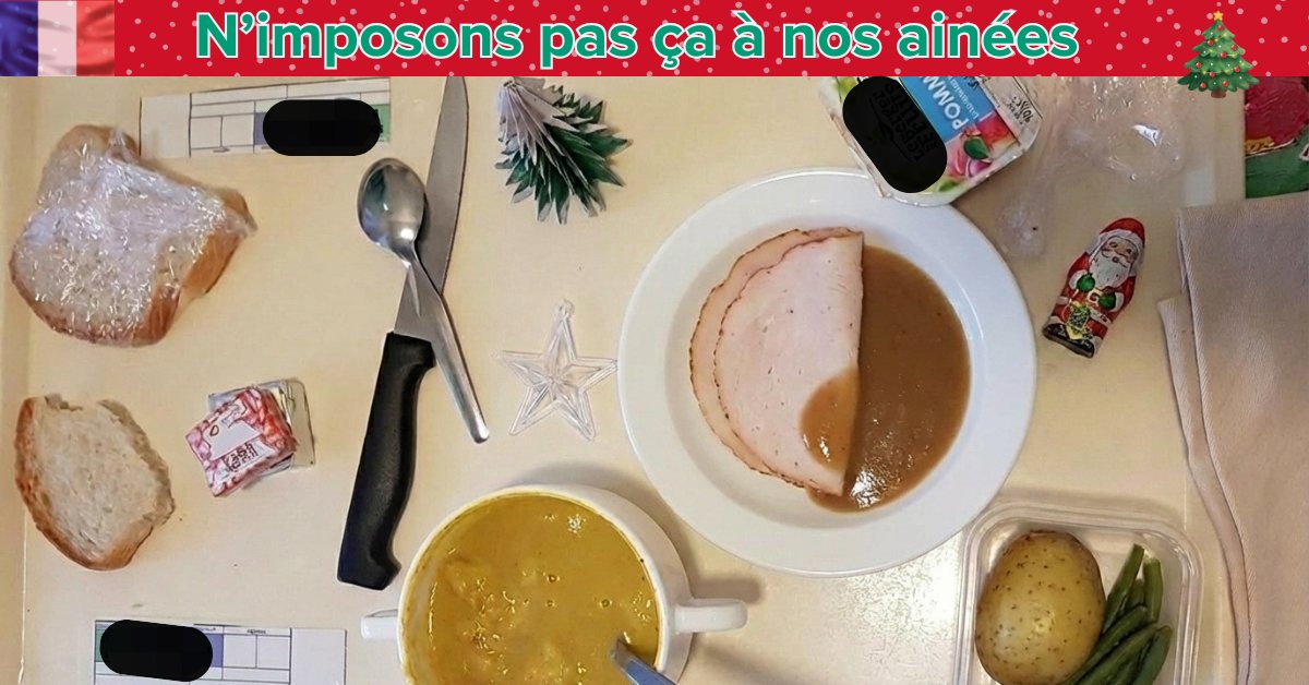UN NOËL INDIGNE POUR NOS AÎNÉS : STOP À LA MISÈRE CULINAIRE !