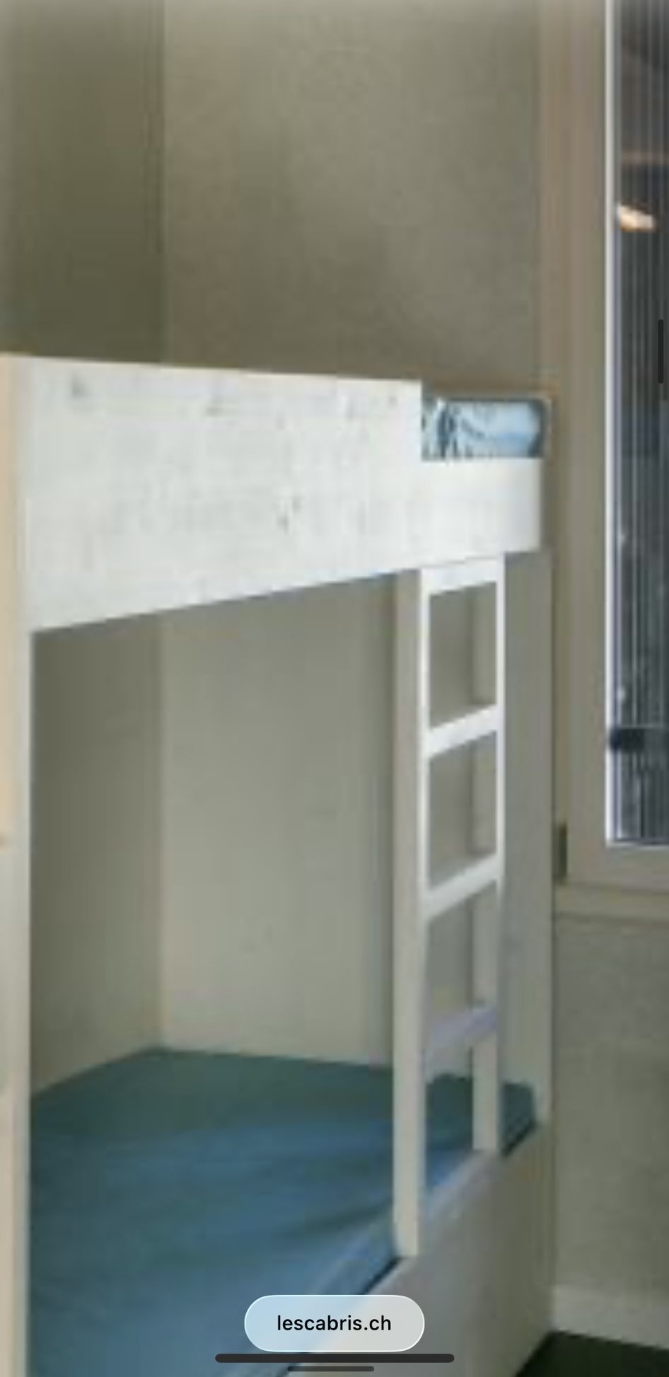Chalet Les Cabris - lits superposés - plus de sécurité sur le lit du niveau supérieur
