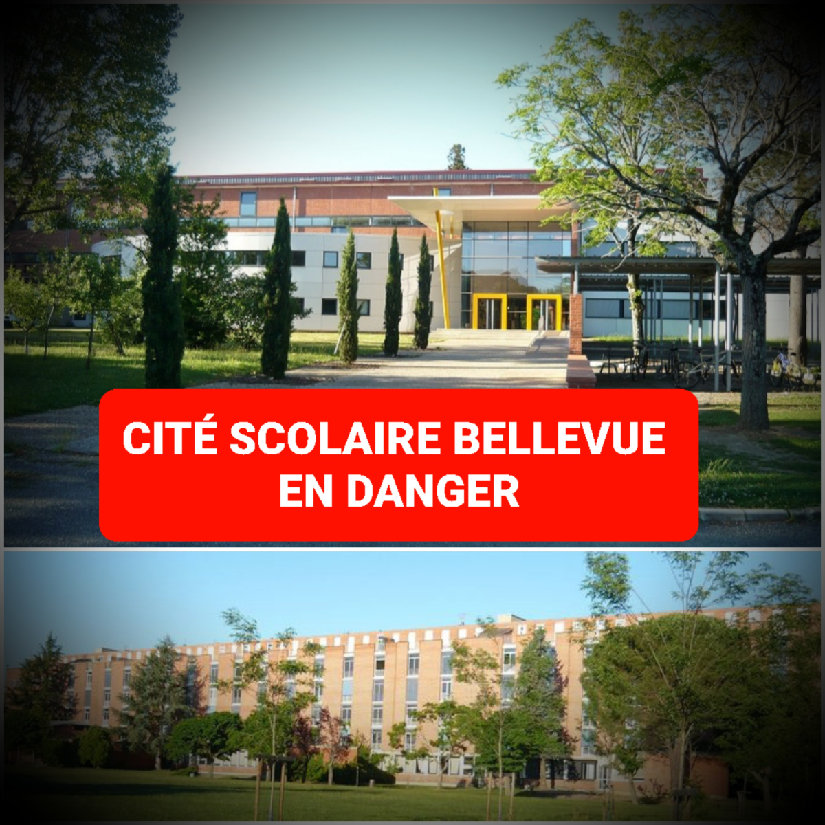 CITE SCOLAIRE BELLEVUE EN DANGER - STOP A LA CASSE DE L’EDUCATION NATIONALE !