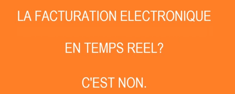 Facturation électronique obligatoire, c'est non !
