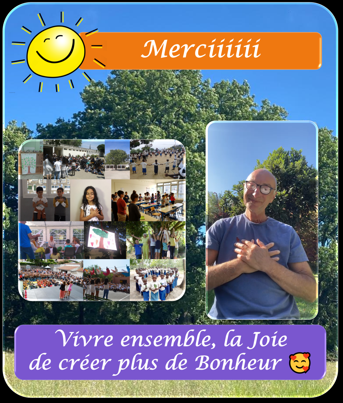 Je m’engage : je crée plus de Bonheur en moi et autour de moi