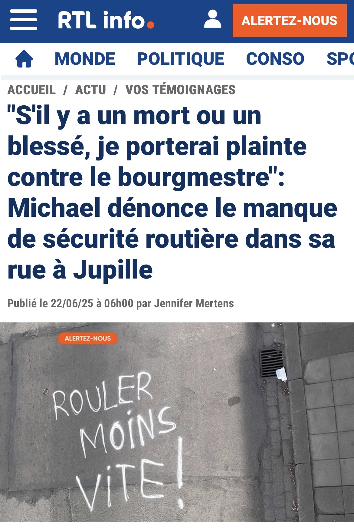 Les Grandes vitesses à Jupille STOP !