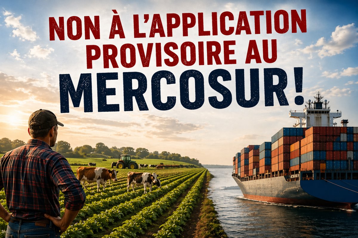 Mercosur : NON au vote du 1er mai