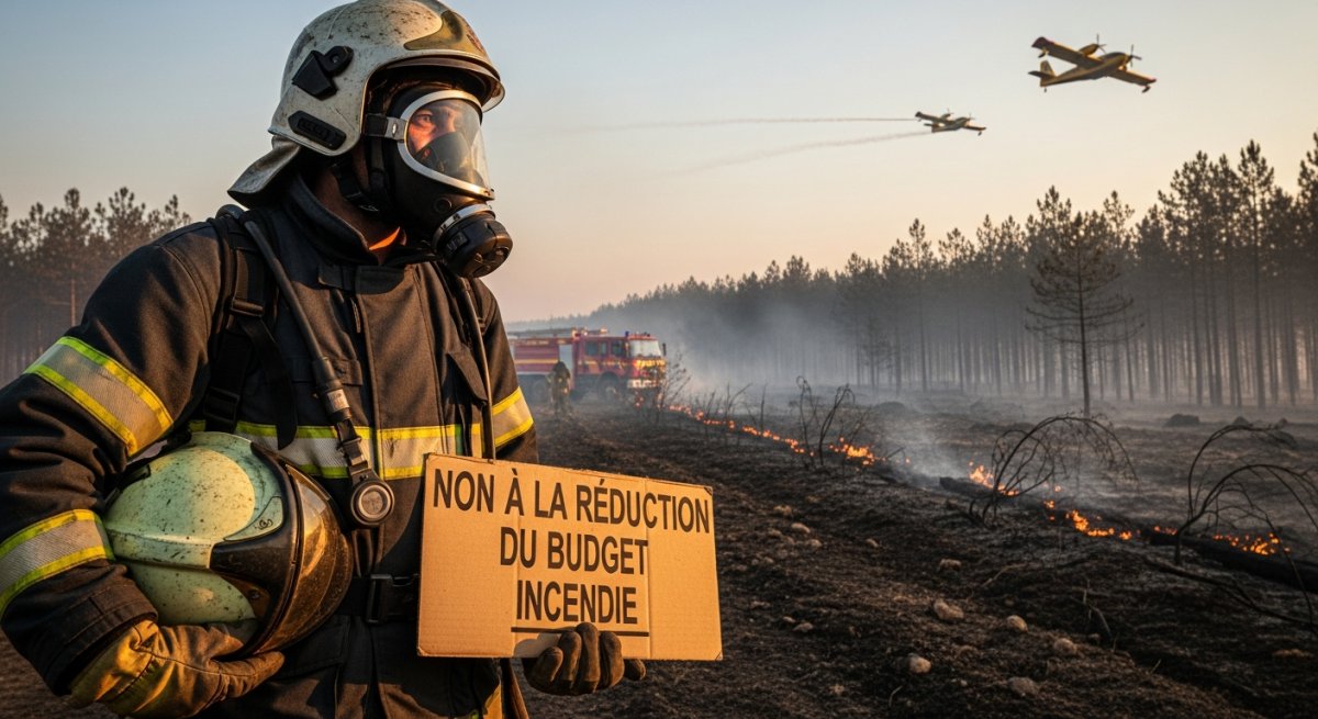 NON À LA RÉDUCTION DU BUDGET INCENDIE