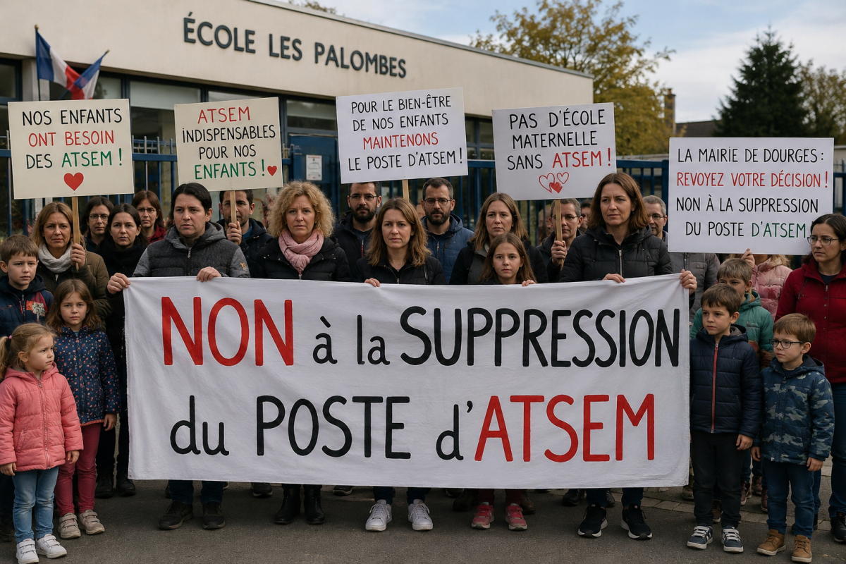 Non à la suppression d’un poste d’ATSEM aux palombes
