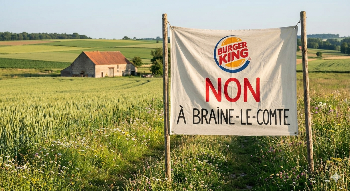 NON au Burger King à Braine-le-Comte : Protégeons nos enfants, nos quartiers et nos commerces !