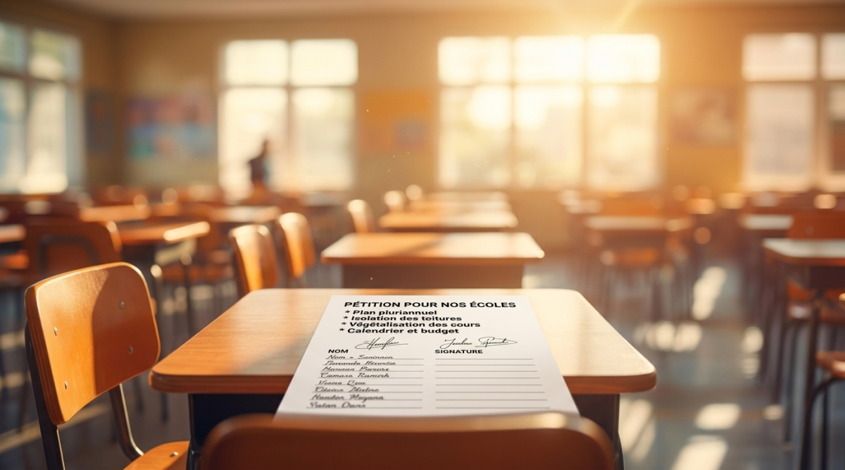 Pour une vraie planification de l’adaptation de nos écoles face au défi climatique