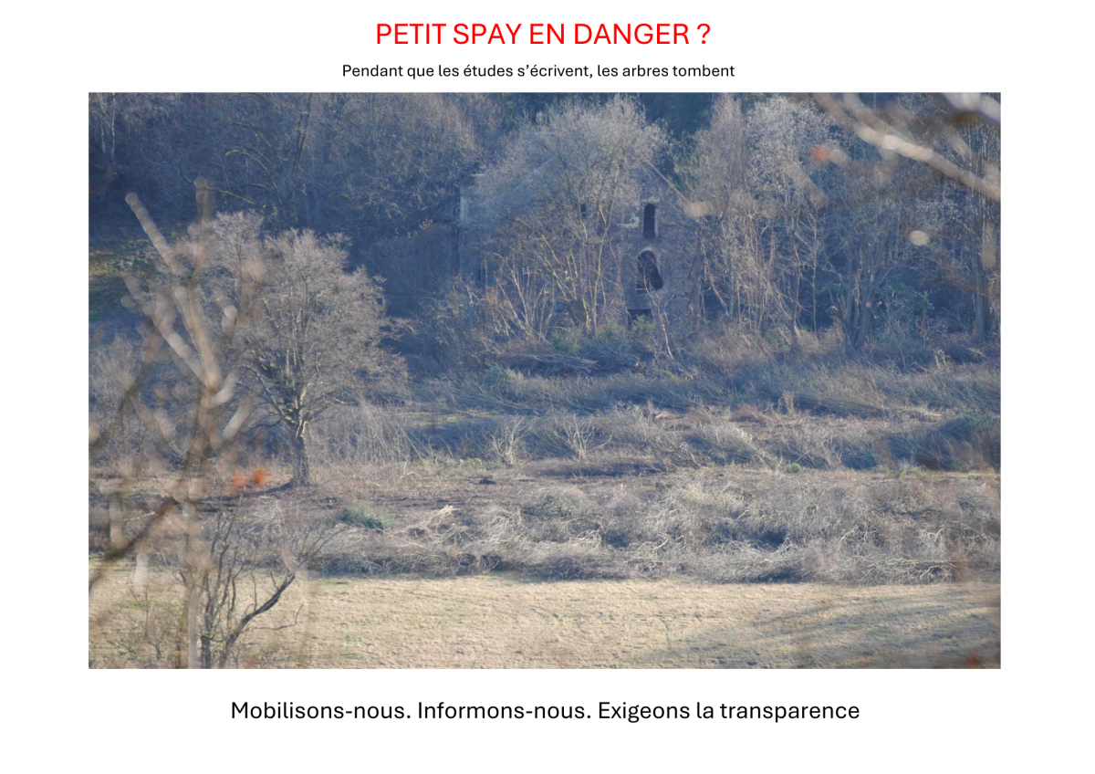 Préservons le Petit-Spay : NON au  village de vacances de 1200 personnes.