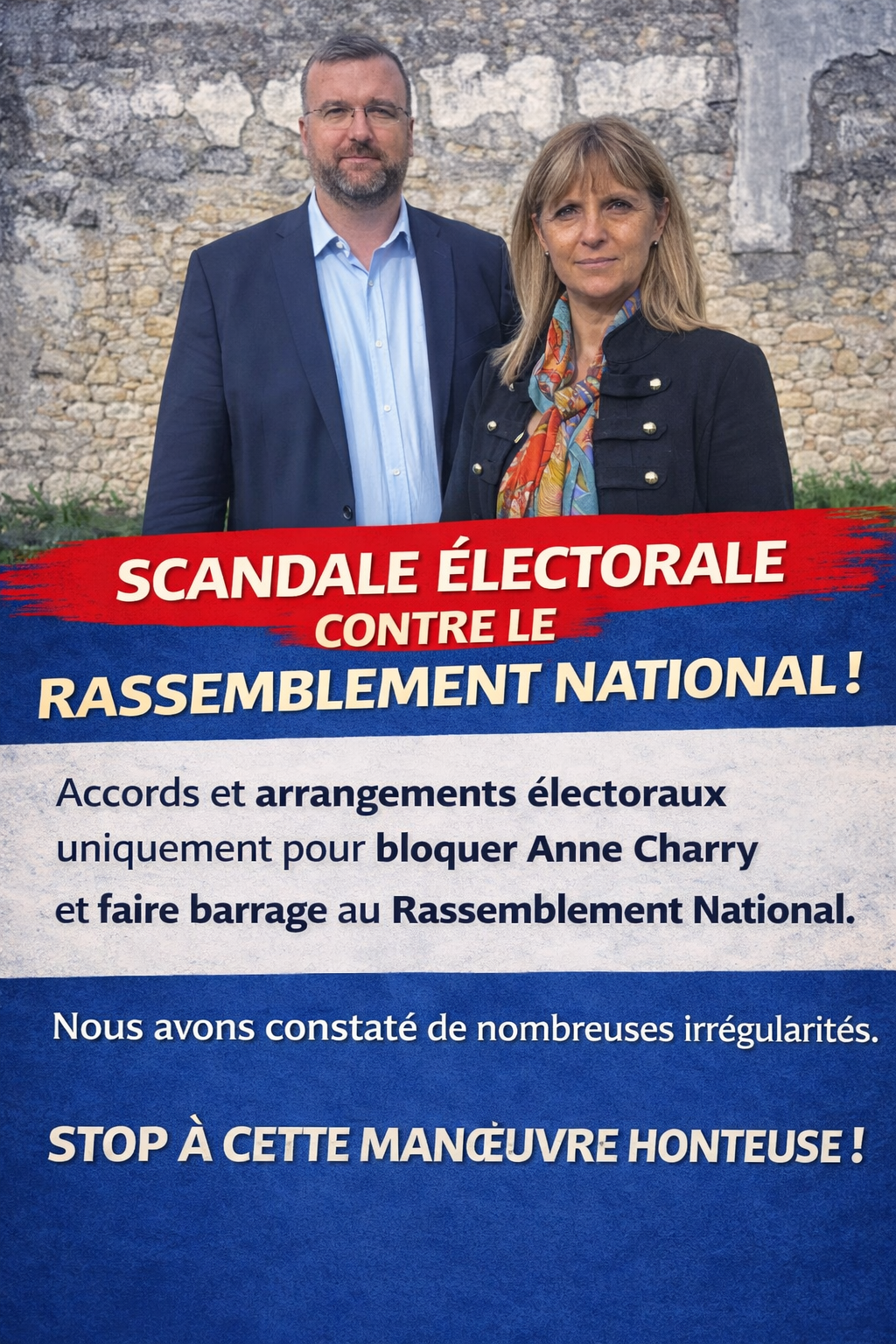 Soutien des membres du rassemblement national au recours de la liste "Réveillons Pauillac!"
